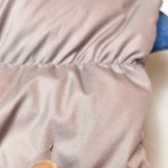 Athleta Women's Size Small Pink Downabout Down Insulated Zip Pocket Vest 350373 - Picture 7 of 8